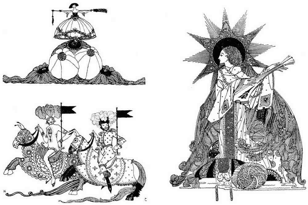 Harry Clarke 2 065 Vintage Illustration A4 Photo Print