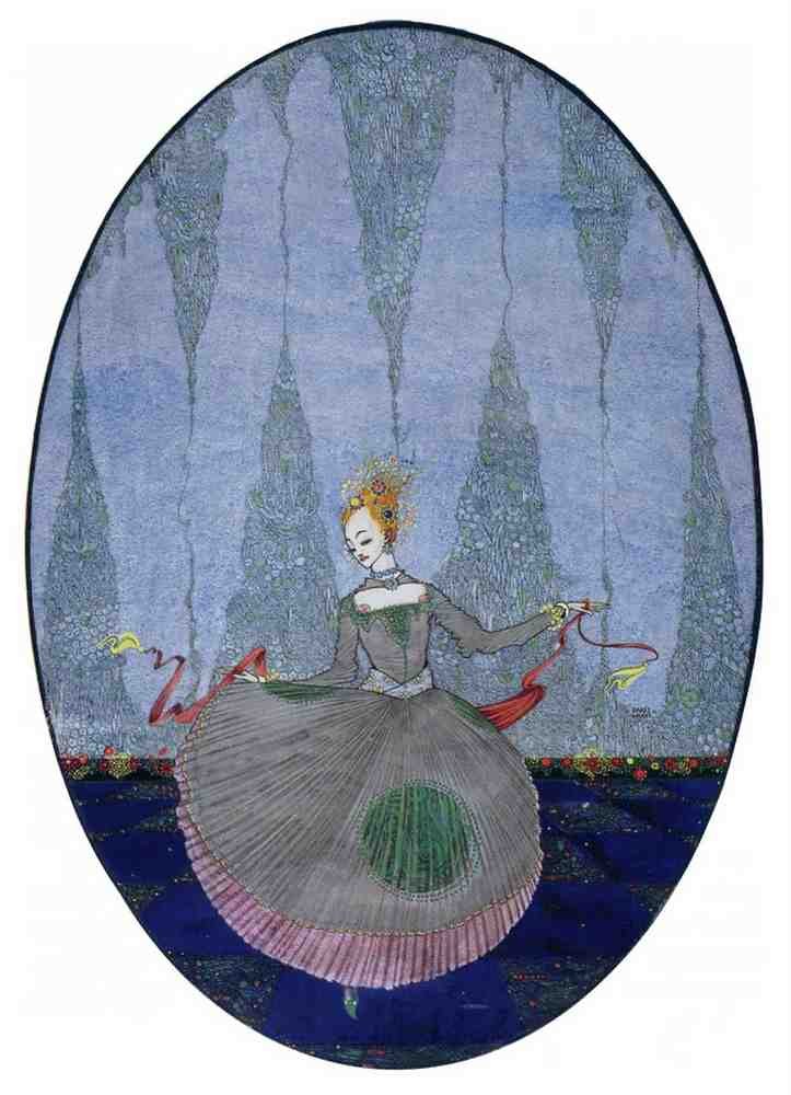 Harry Clarke 2 073 Vintage Illustration A4 Photo Print