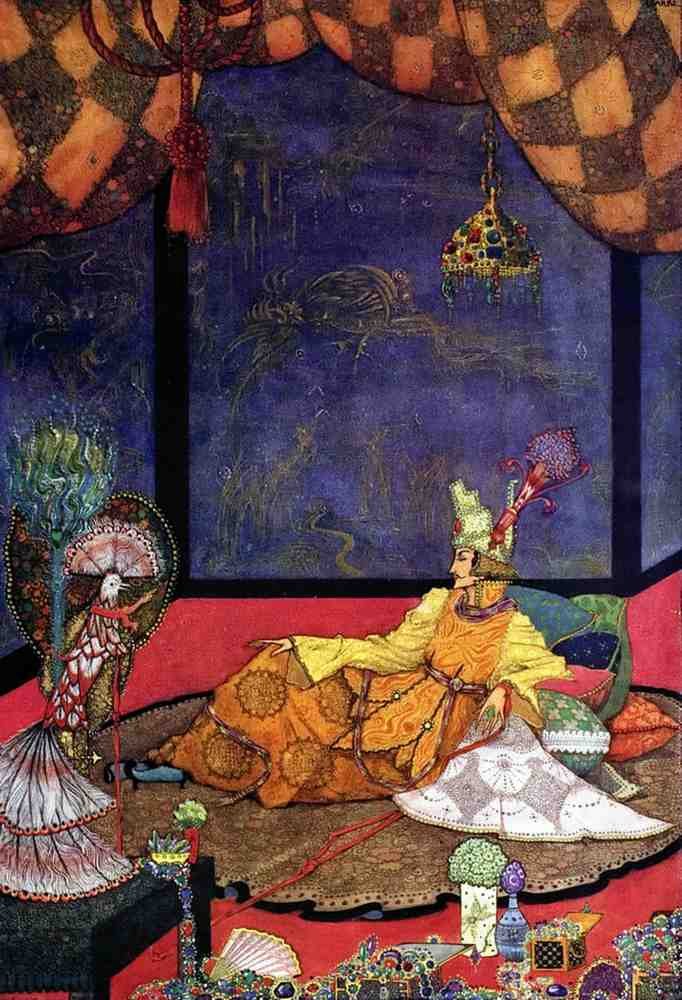 Harry Clarke 2 078 Vintage Illustration A4 Photo Print