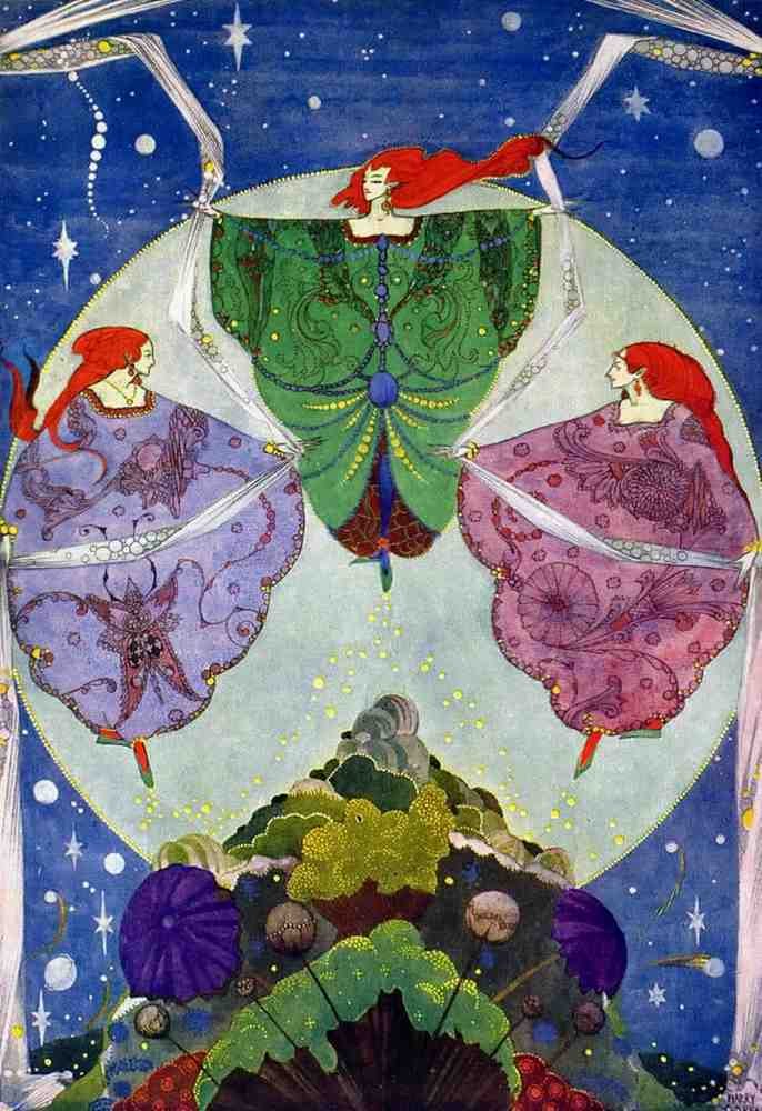 Harry Clarke 2 080 Vintage Illustration A4 Photo Print