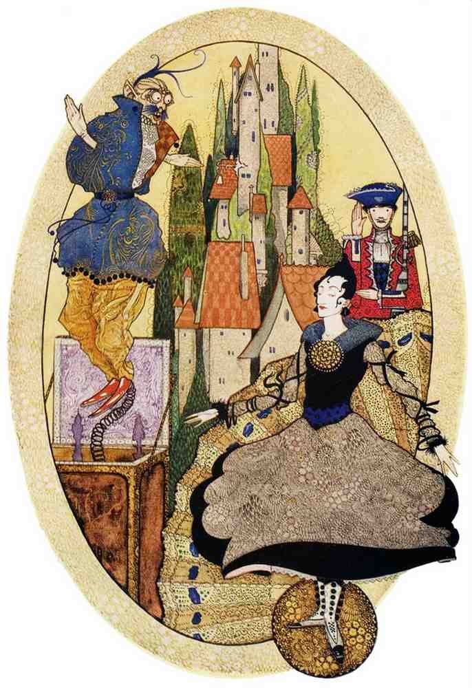 Harry Clarke 2 083 Vintage Illustration A4 Photo Print