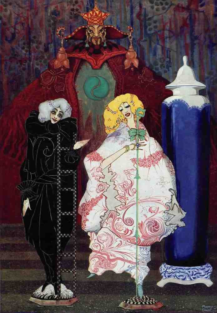 Harry Clarke 2 084 Vintage Illustration A4 Photo Print