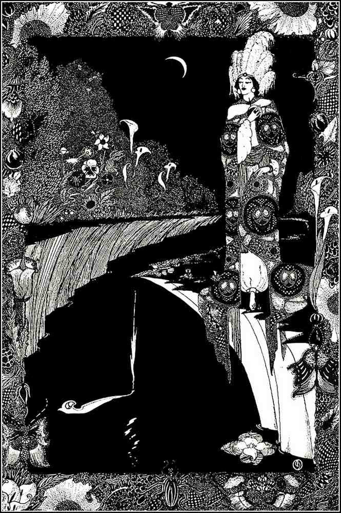 Harry Clarke 2 086 Vintage Illustration A4 Photo Print