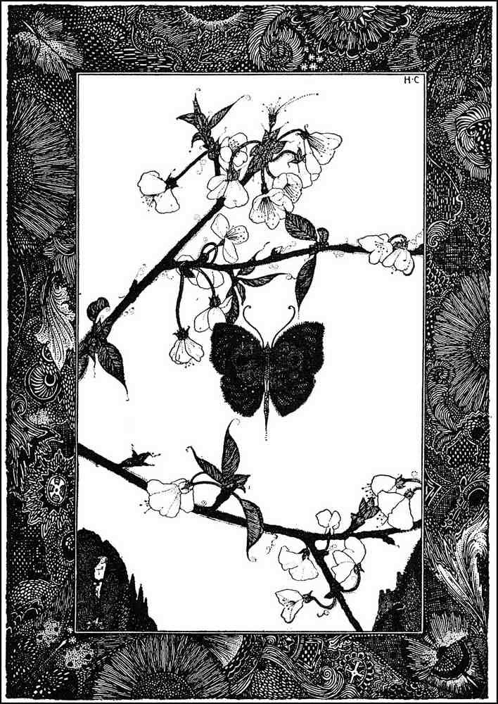 Harry Clarke 2 087 Vintage Illustration A4 Photo Print