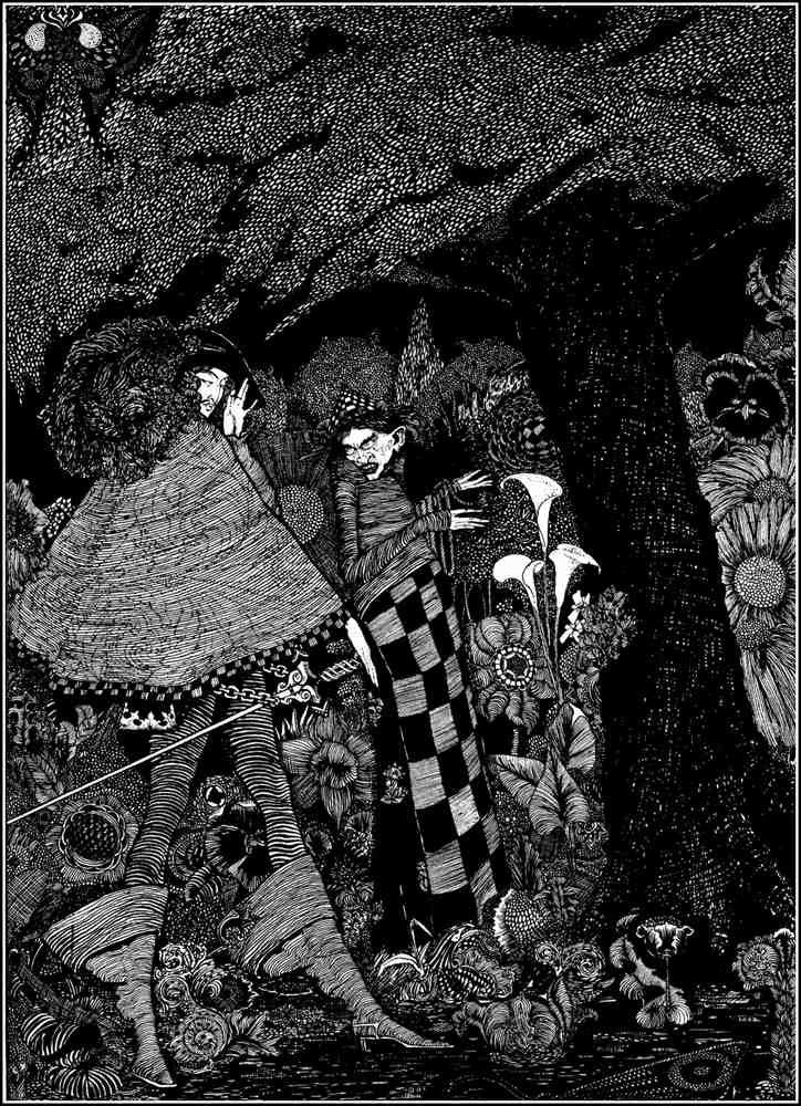 Harry Clarke 2 089 Vintage Illustration A4 Photo Print