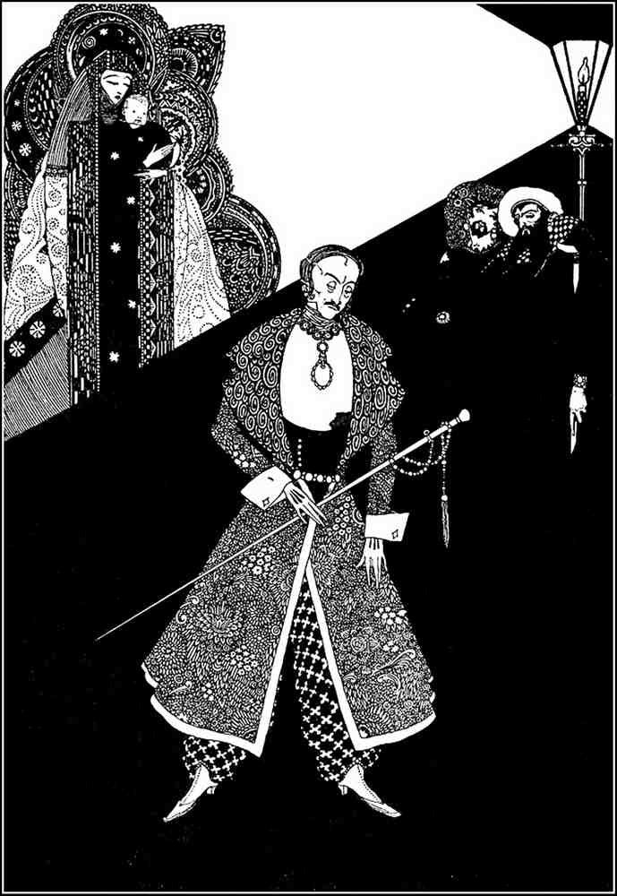 Harry Clarke 2 090 Vintage Illustration A4 Photo Print