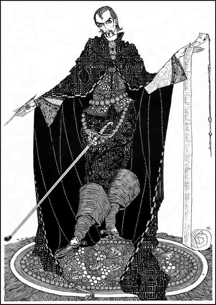 Harry Clarke 2 092 Vintage Illustration A4 Photo Print