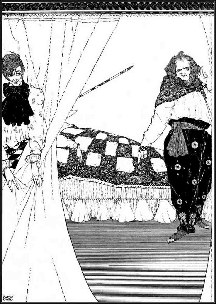 Harry Clarke 2 094 Vintage Illustration A4 Photo Print