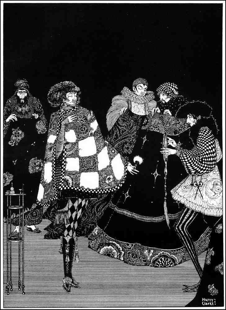 Harry Clarke 2 097 Vintage Illustration A4 Photo Print
