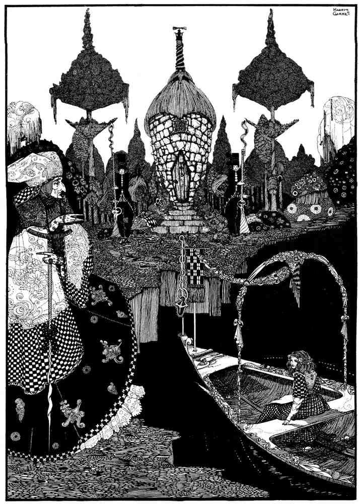Harry Clarke 2 101 Vintage Illustration A4 Photo Print