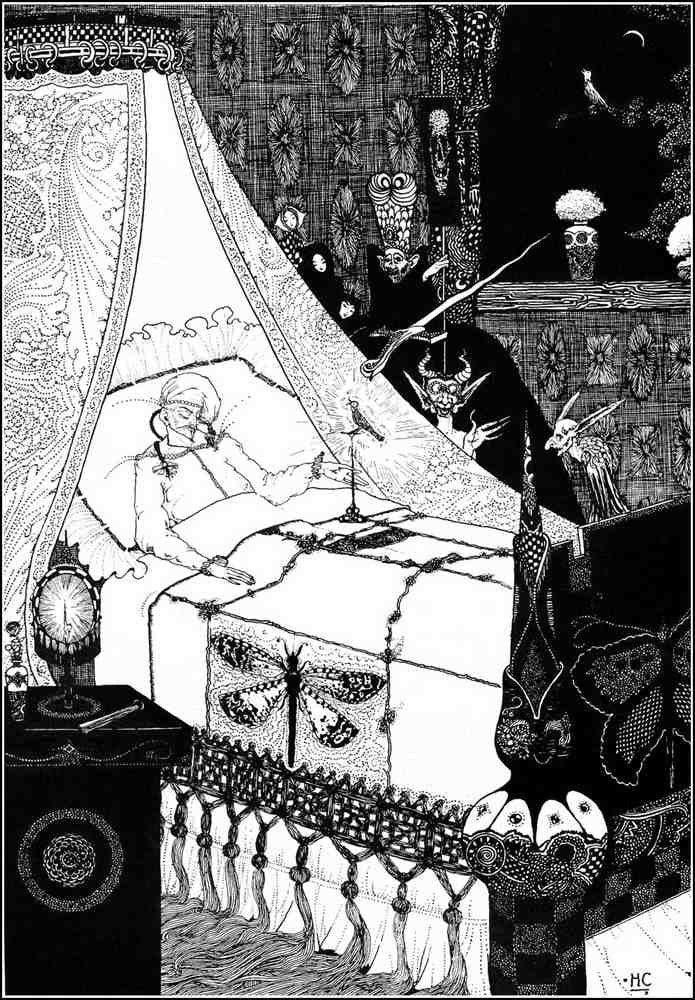 Harry Clarke 2 103 Vintage Illustration A4 Photo Print