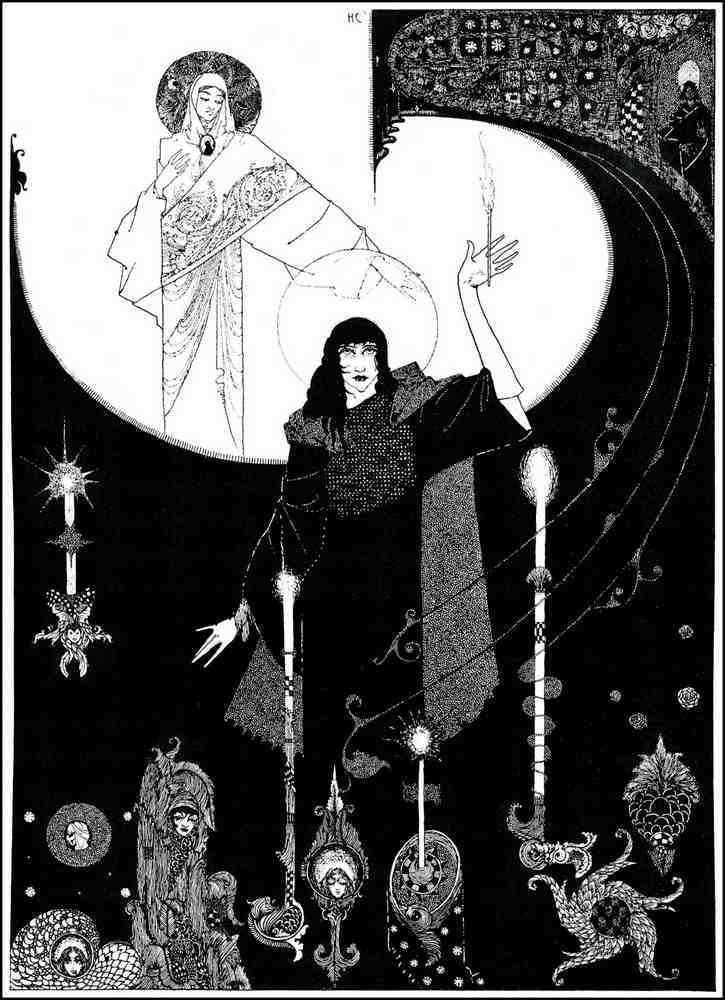 Harry Clarke 2 104 Vintage Illustration A4 Photo Print