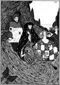 Harry Clarke 2 109 Vintage Illustration A4 Photo Print