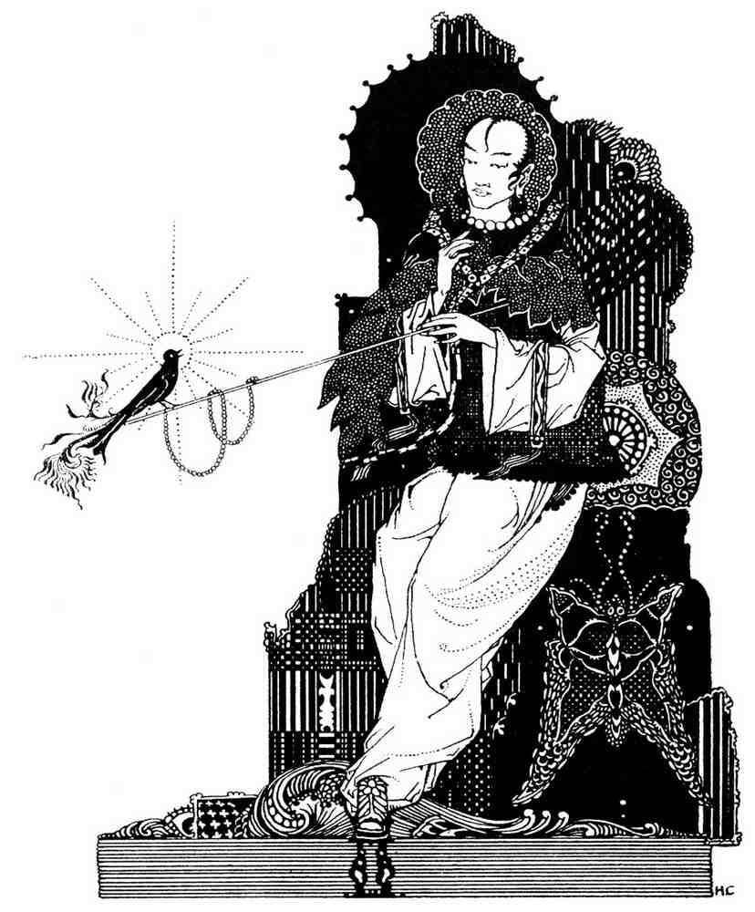 Harry Clarke 2 110 Vintage Illustration A4 Photo Print