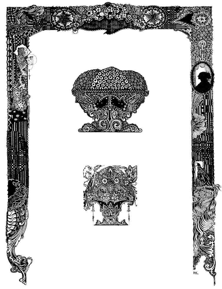 Harry Clarke 2 113 Vintage Illustration A4 Photo Print