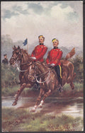 Harry Payne 7th Dragoon Guards The Water Jump Vintage A4 Photo Print