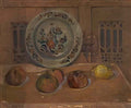 Harry Phelan Gibb still life with plate and apples Art A4 Photo Print
