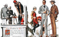 Hart Schaffner Men 2 Vintage Retro Advert Poster A4 Photo Print