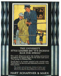 Hart Schaffner University Vintage Retro Advert Poster A4 Photo Print