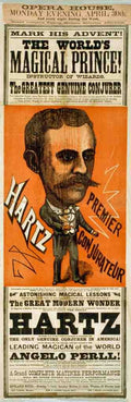 Hartz 1888 Magic Magician Vintage A4 Photo Print