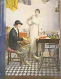 Harvey Harold 1874 1941 Blackies Girls Annual 1936 A4 Photo Print