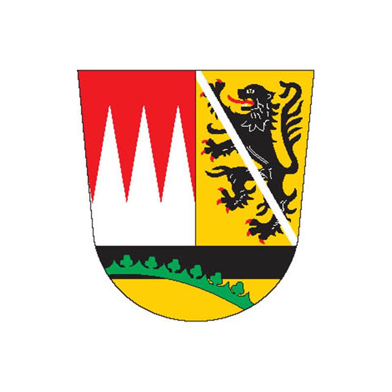 Hassberge Kreis Coat Of Arms N5160 A4 Photo Print