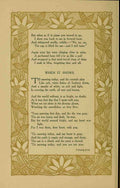 Hathaway Maurine Passion Lyrics 1911 When it Snows A4 Photo Print