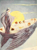 Hatt Mabel K The Little House in the Fairy Wood 1918 Nestled in feathery warmth A4 Photo Print