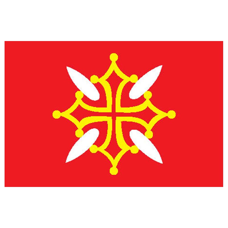 Hautegaronne Dep Flag N2937 A4 Photo Print
