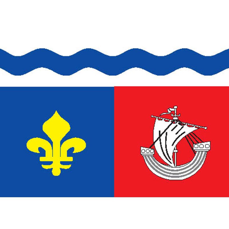Hautsdeseine Dep Flag N2946 A4 Photo Print