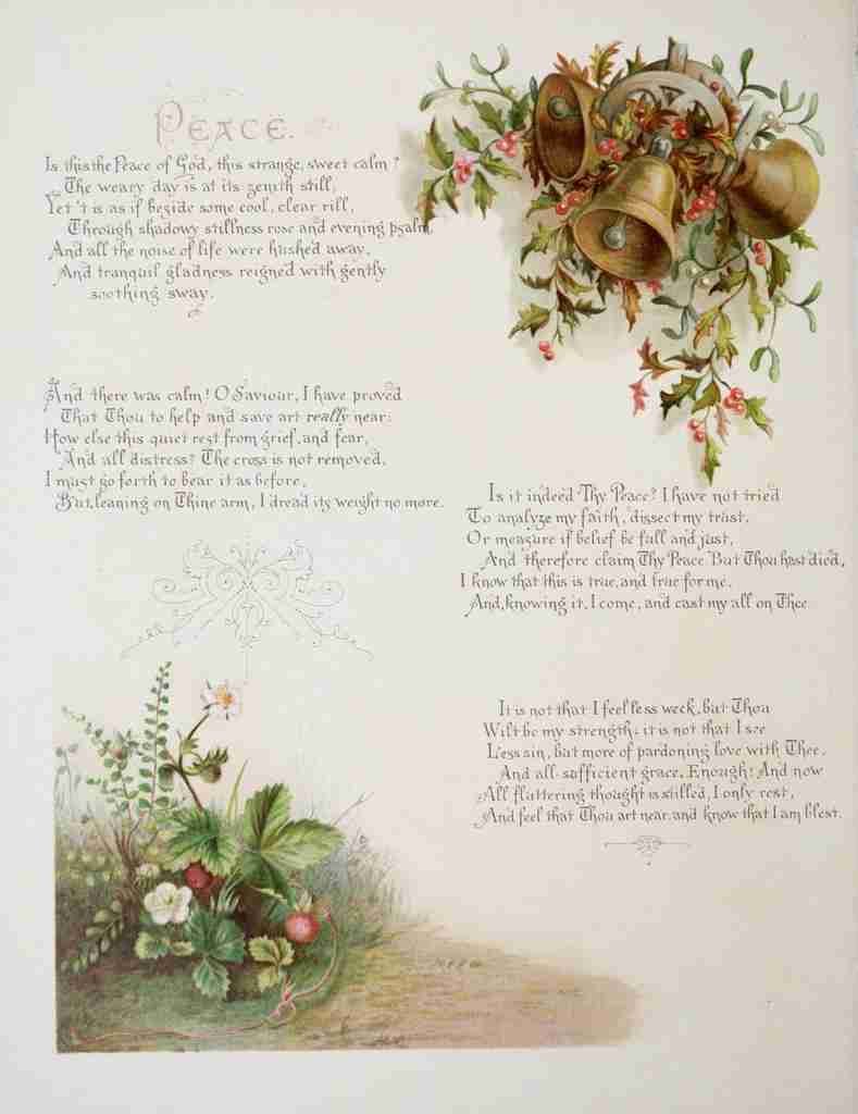 Havergal Frances Ridley Fulness of Joy 1886 Peace A4 Photo Print