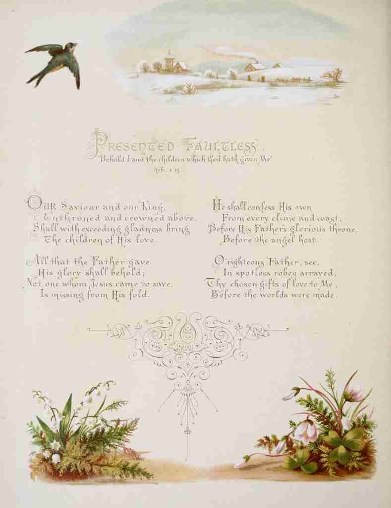 Havergal Frances Ridley Fulness of Joy 1886 Presented faultless A4 Photo Print