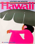 Hawaii Advert A4 Photo Print