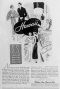 Hawaii Cruise Lurline Vintage Retro Advert Poster A4 Photo Print