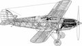 Hawker Fury cutaway A4 Photo Print