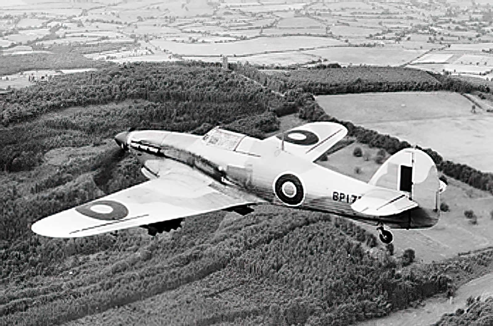 Hawker Hurricane 12 A4 Photo Print