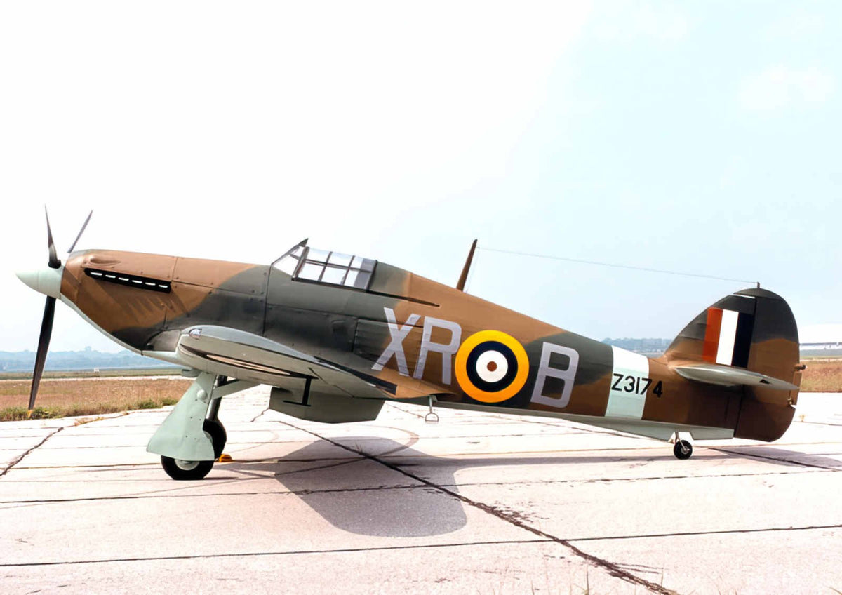 Hawker Hurricane 8 A4 Photo Print