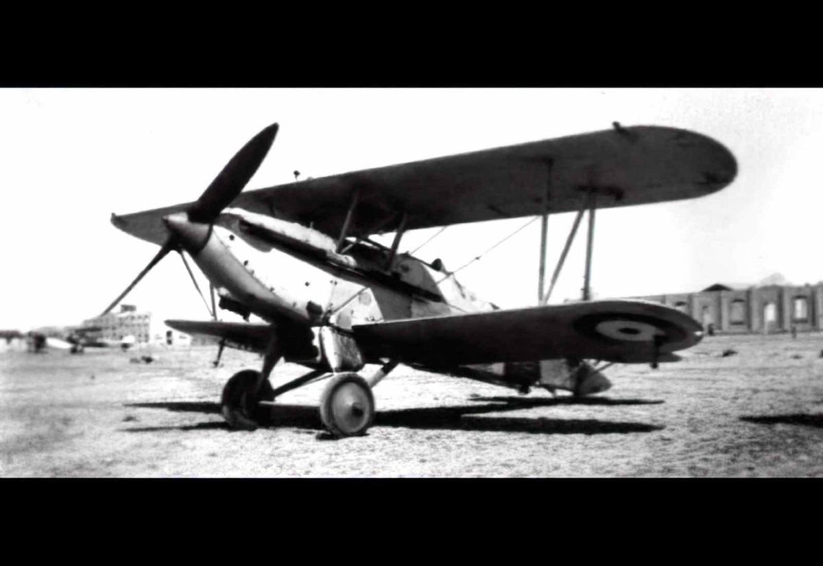 Hawker Nimrod Navy Biplane Fighter United Kingdom A4 Photo Print