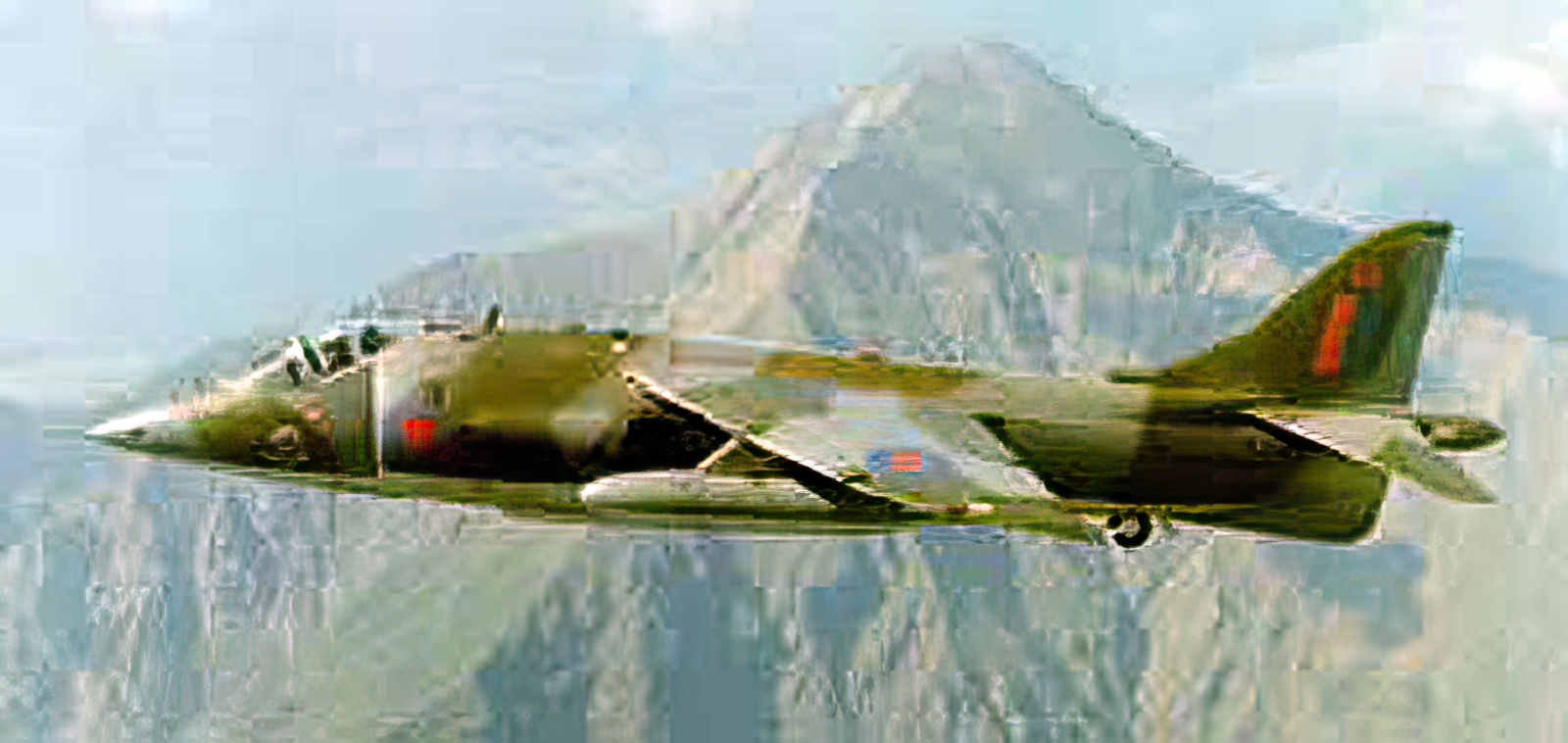 Hawker Siddeley Harrier 2 A4 Photo Print