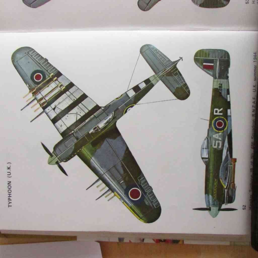 Hawker Typhoon IB UK 1944 A4 Photo Print