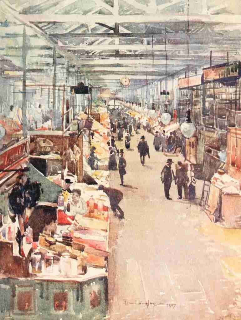 Hay James Hamilton 1874 1916 Liverpool 1907 St Johns Market A4 Photo Print