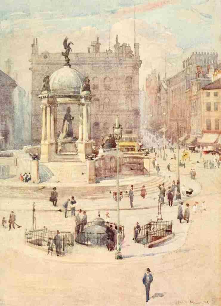 Hay James Hamilton 1874 1916 Liverpool 1907 The Queen Victoria Memorial A4 Photo Print