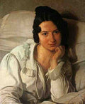 Hayez Francesco Portrait Of Carolina Zucchi A4 Photo Print