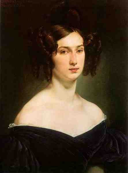 Hayez Francesco Ritratto Della Contessa Luigia Douglas Scotti D Adda A4 Photo Print