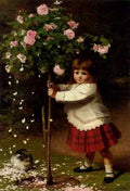 Hayllar James Plagues Of The Garden A4 Photo Print