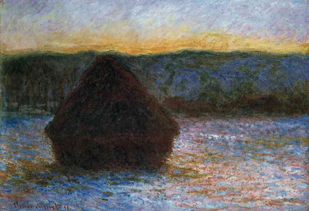 Haylofts Thaw Sunset Monet A4 Photo Print