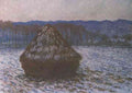 Haystacks 2 by Monet A4 Photo Print