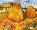 Haystacks In Provence2 Van Gogh A4 Photo Print