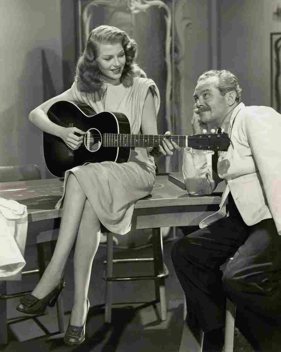 Hayworth Rita Gilda 4S film star poster A4 Photo Print