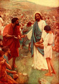 He who was Once a Little Child 1900 Feeding the 5000 A4 Photo Print